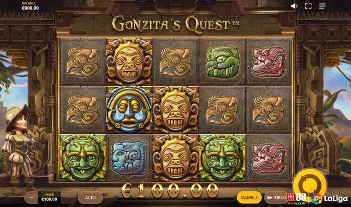 เกมสล็อตที่ดีที่สุดอันดับ 5: Gonzita’s Quest - อัตรา RTP 96.97%