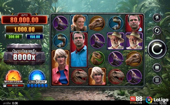 Jurassic Park Gold - เรท RTP 96.67%
